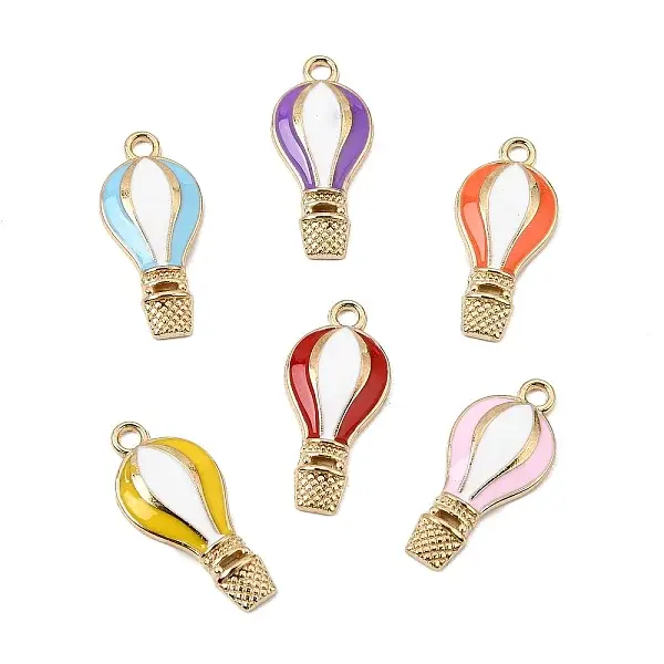 Alloy with Enamel Pendants