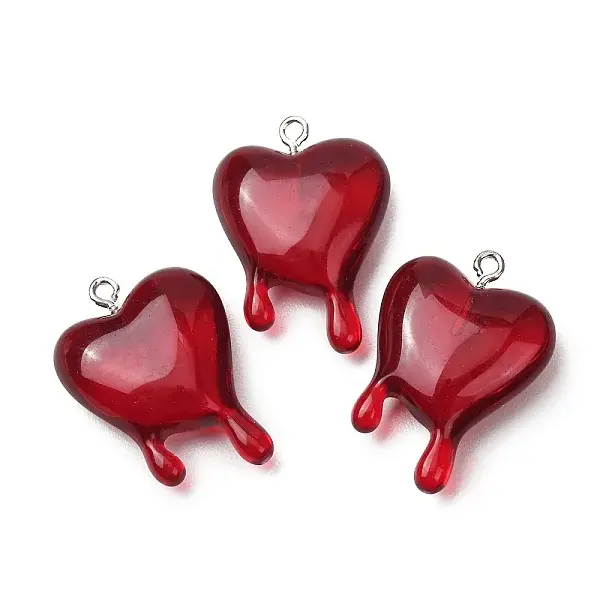 Transparent Resin Pendants