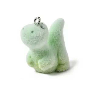 Flocking Opaque Resin Pendants