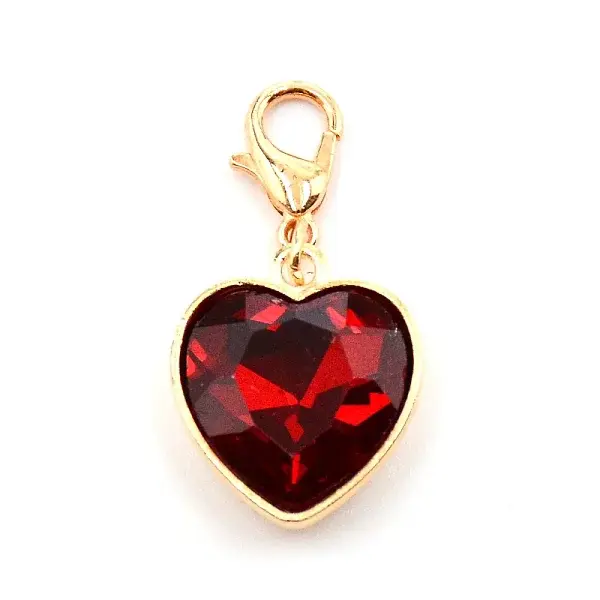 Heart Glass Pendant Decorations