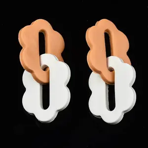 Handmade Polymer Clay Linking Rings