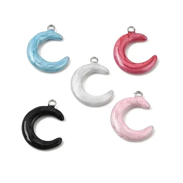 304 Stainless Steel with Enamel Pendants