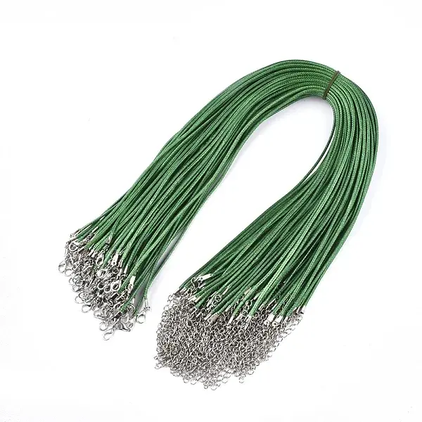 Waxed Cord Necklace Making