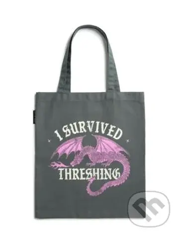 Rebecca Yarros's Fourth Wing: I Survived Threshing (Pink Dragon) Tote Bag
