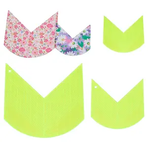 3Pcs Acrylic Multifunction Rulers
