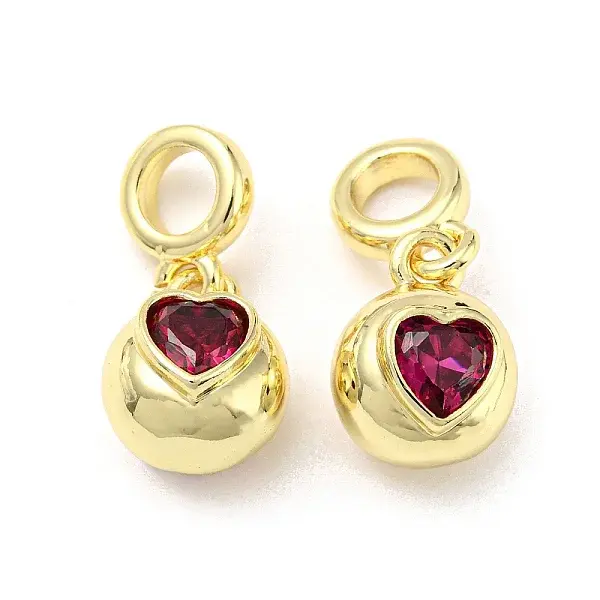 Brass with Cubic Zirconia Pendants