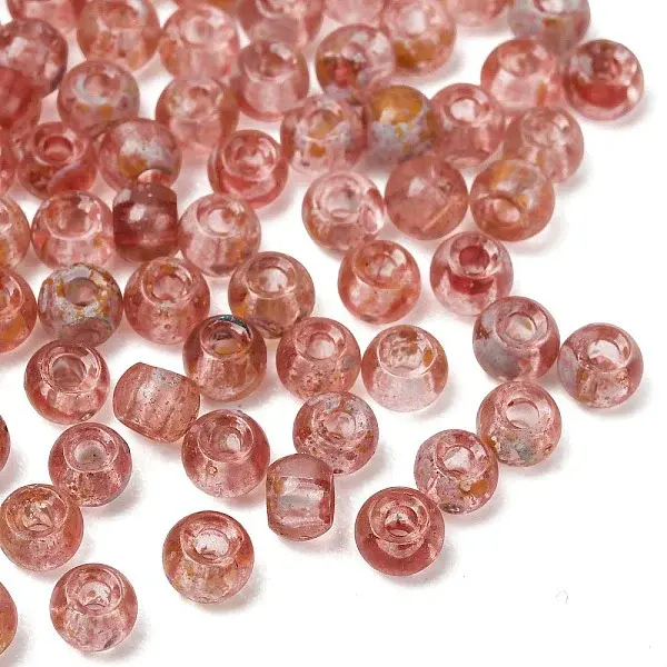 Picasso Transparent Glass Beads