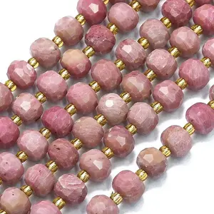 Natural Rhodochrosite Beads Strands