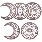 Wooden Moon Phase Decor Wall Decorations Set