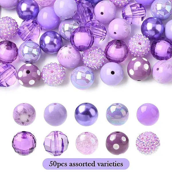 50Pcs 20 Styles DIY Jewelry Making Finding Kits