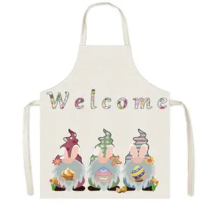 Easter Theme Polyester Sleeveless Apron