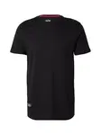 ALPHA INDUSTRIES Tričko  čierna / biela