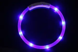 Reedog Easy Light USB dobíjecí svítící obojek pro psy a kočky - Modrá | P45810
