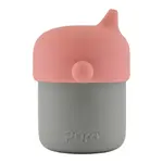 Pura my-my silikónový pohárik s náustkom - Rose, Slate