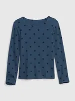 GAP Dětské puntíkované tričko - Holky