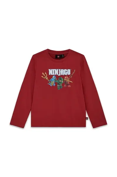 Detská bavlnená košeľa s dlhým rukávom Lego LWTANO 620