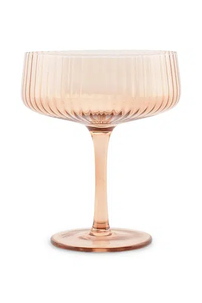 Sada pohárov na šampanské S|P Collection Ray 230 ml 2-pak oranžová farba