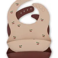 Detský podbradník Konges Sløjd 2-pak SILICONE BIB