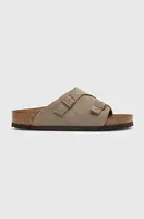 Semišové šľapky Birkenstock