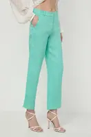 Ľanové nohavice Luisa Spagnoli ARGANO RUNWAY COLLECTION