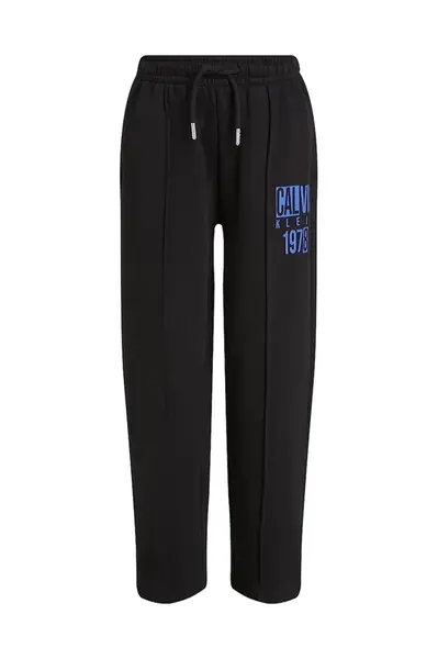 Detské bavlnené tepláky Calvin Klein Jeans