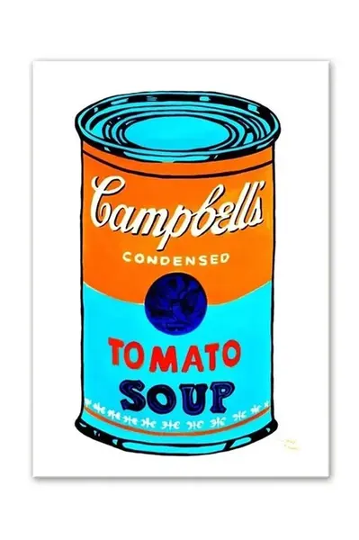 Reprodukcia maľovaná olejom home & lifestyle Campbell's Tomato Soup, Andy Warhol viac farieb