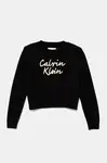 Detský bavlnený sveter Calvin Klein Jeans