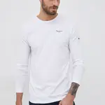 Tričko s dlhým rukávom Pepe Jeans Original Basic 2 biela farba, jednofarebné