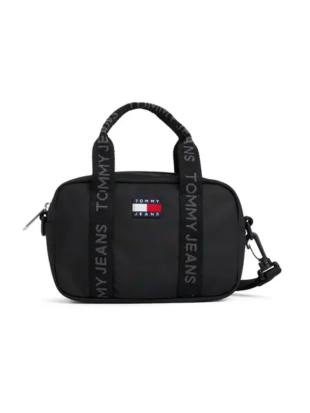 Tommy Jeans Kabelka 'ESS'  tmavosivá / čierna