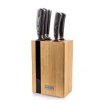 g21 Sada nožů Gourmet Rustic 5 ks + bambusový blok