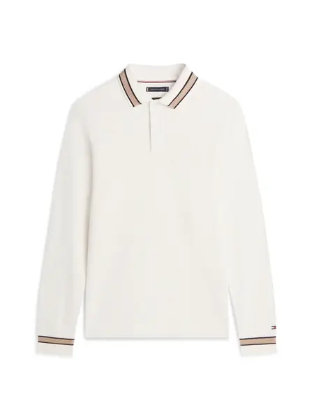 TOMMY HILFIGER Tričko  béžová / nebielená / čierna