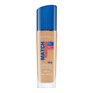 Rimmel London Match Perfection 24HR SPF20 Foundation tekutý make-up pro sjednocenou a rozjasněnou pleť 300 Sand 30 ml