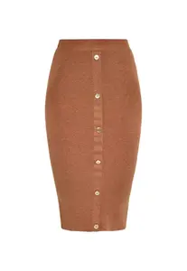 faina Sukňa  hnedá