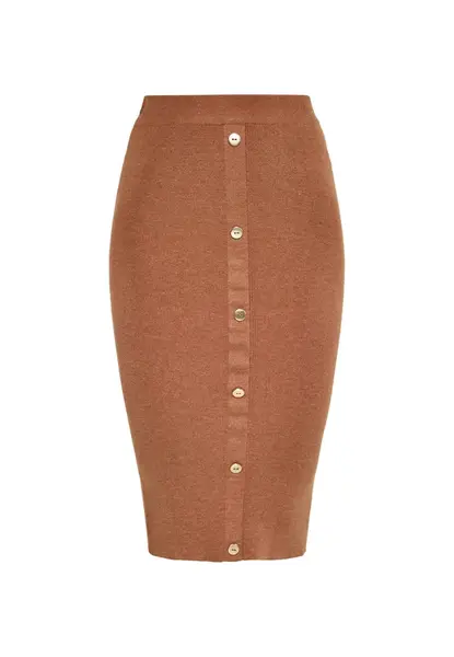 faina Sukňa  hnedá