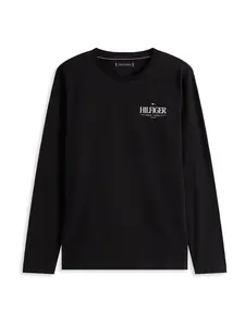 TOMMY HILFIGER Tričko  čierna / biela