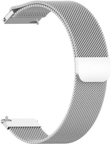 4wrist Milánský tah - Stříbrný 22 mm