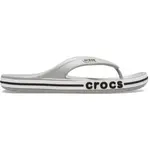 Crocs BAYABAND FLIP Unisex žabky, šedá, velikost 45/46