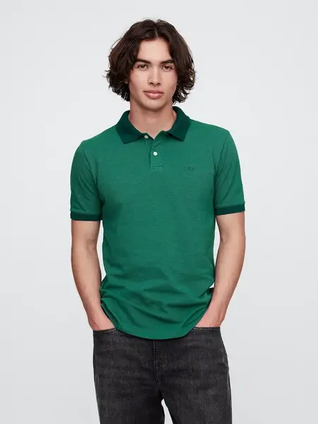 GAP Polo pique tričko - Pánské