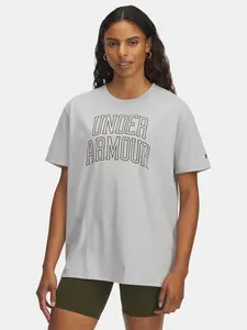 Dámské tričko Under Armour Rival OS Campus Tee-GRY - Dámské