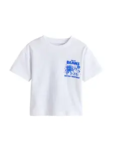 Next Tričko  modrá / biela