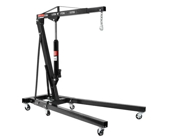 Dílenský jeřáb „žirafa“ 2 t, pojízdný skládací - QUATROS QS19324