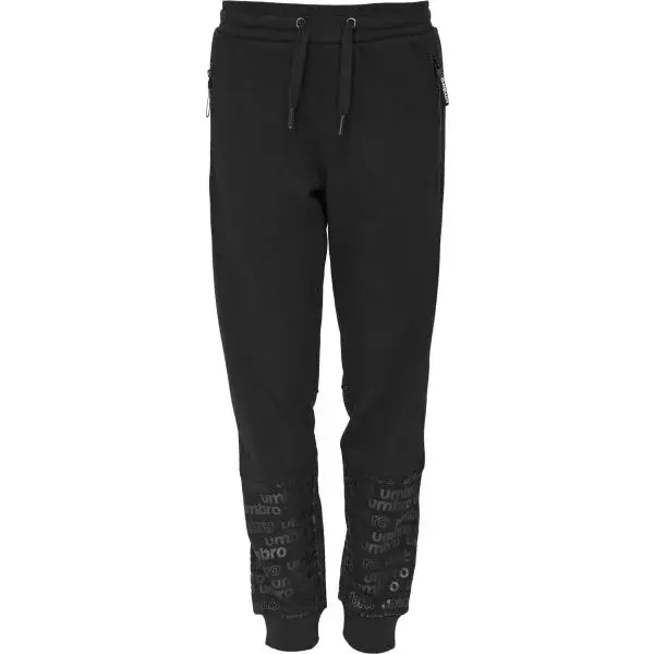 Umbro TUDOR Chlapecké tepláky, černá, velikost 164-170