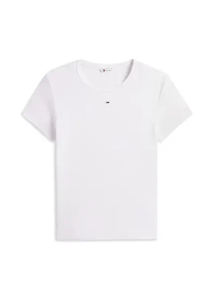 Tommy Jeans Tričko 'ESSENTIAL'  biela