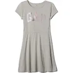 GAP V-FRCH LOGO Dievčenské šaty, sivá, veľkosť
