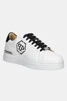Kožené tenisky Philipp Plein Nappa Lo-Top Hexagon