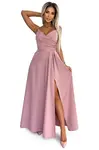 Elegant long maxi dress with straps Numoco