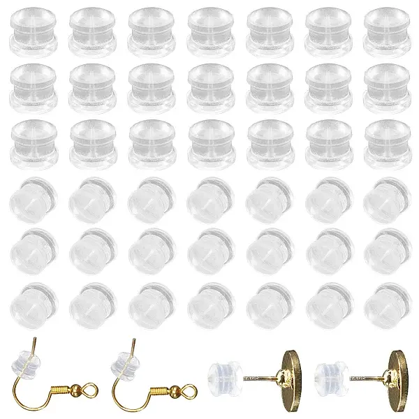 Clear Silicone Full-covered Ear Nuts