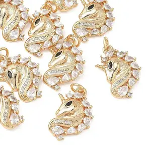SHEGRACE Brass Cubic Zirconia Pendants