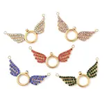 304 Stainless Steel Rhinestone Pendants