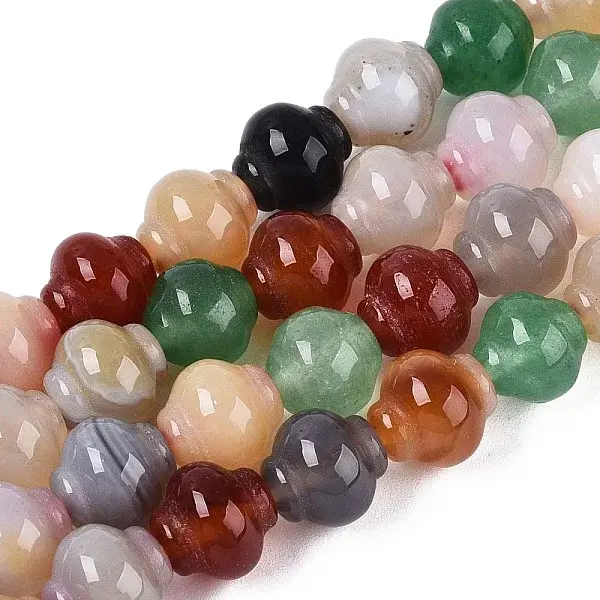 Dyed & Heated Natural Agate Beads Strands